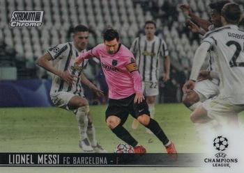 2020-21 Stadium Club Chrome UEFA Champions League #1 Lionel Messi Front