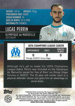 2020-21 Stadium Club Chrome UEFA Champions League #62 Lucas Perrin Back
