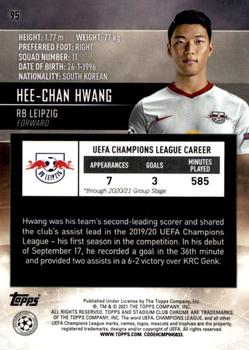2020-21 Stadium Club Chrome UEFA Champions League #95 Hee-chan Hwang Back