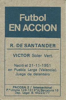 1977-78 Pacosa Futbol en Accion #NNO Victor Back