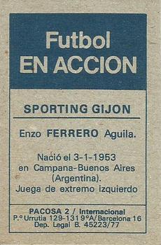 1977-78 Pacosa Futbol en Accion #NNO Ferrero Back