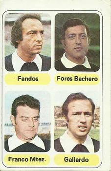 1977-78 Pacosa Futbol en Accion #NNO Fandos / Fores Bachero / Franco Mtez. / Gallardo Front