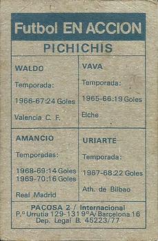 1977-78 Pacosa Futbol en Accion #NNO Vava / Waldo / Uriarte / Amancio Back