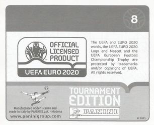 2021 Panini UEFA Euro 2020 Tournament Edition #8 Group A. Switzerland Back