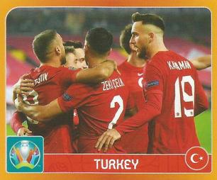 2021 Panini UEFA Euro 2020 Tournament Edition #9 Group A. Turkey Front