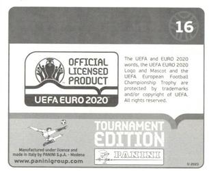 2021 Panini UEFA Euro 2020 Tournament Edition #16 Leonardo Bonucci Back