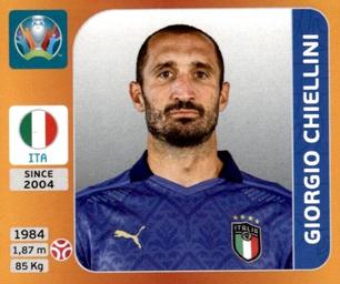 2021 Panini UEFA Euro 2020 Tournament Edition #17 Giorgio Chiellini Front