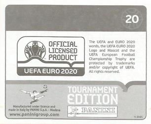 2021 Panini UEFA Euro 2020 Tournament Edition #20 Nicolo Barella Back
