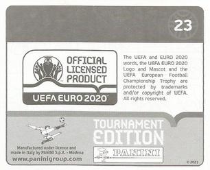 2021 Panini UEFA Euro 2020 Tournament Edition #23 Lorenzo Pellegrini Back