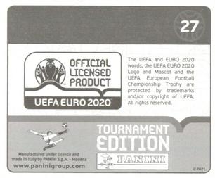 2021 Panini UEFA Euro 2020 Tournament Edition #27 Federico Bernardeschi Back