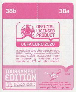 2021 Panini UEFA Euro 2020 Tournament Edition #38 Yann Sommer / Manuel Akanji Back