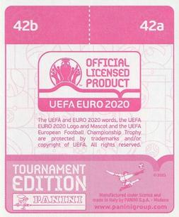 2021 Panini UEFA Euro 2020 Tournament Edition #42 Steven Zuber / Breel Embolo Back