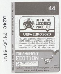 2021 Panini UEFA Euro 2020 Tournament Edition #44 Switzerland Back