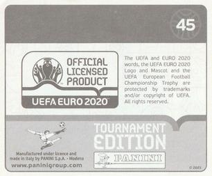 2021 Panini UEFA Euro 2020 Tournament Edition #45 Yann Sommer Back