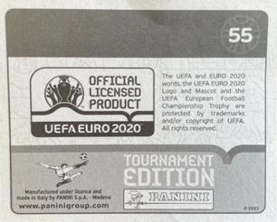 2021 Panini UEFA Euro 2020 Tournament Edition #55 Xherdan Shaqiri Back