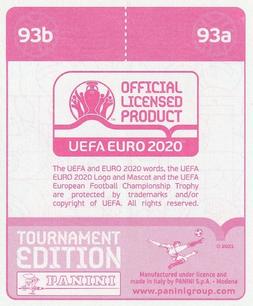 2021 Panini UEFA Euro 2020 Tournament Edition #93 Chris Mepham / Connor Roberts Back