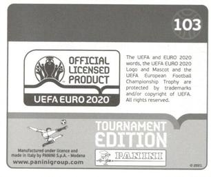 2021 Panini UEFA Euro 2020 Tournament Edition #103 Tom Lockyer Back