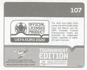 2021 Panini UEFA Euro 2020 Tournament Edition #107 Neco Williams Back