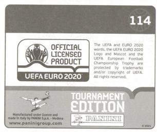 2021 Panini UEFA Euro 2020 Tournament Edition #114 Jonathan Williams Back