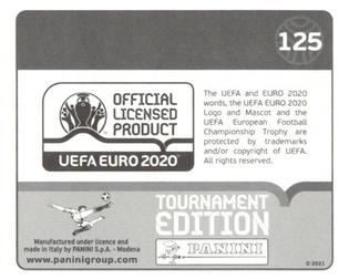 2021 Panini UEFA Euro 2020 Tournament Edition #125 Simon Mignolet Back