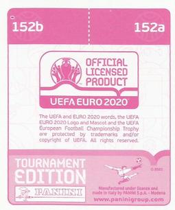 2021 Panini UEFA Euro 2020 Tournament Edition #152 Joakim Mæhle / Thomas Delaney Back