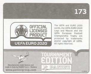 2021 Panini UEFA Euro 2020 Tournament Edition #173 Yussuf Poulsen Back