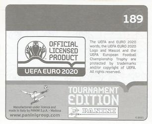 2021 Panini UEFA Euro 2020 Tournament Edition #189 Robin Lod Back