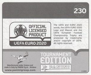 2021 Panini UEFA Euro 2020 Tournament Edition #230 Artem Dzyuba Back