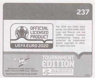 2021 Panini UEFA Euro 2020 Tournament Edition #237 Alexander Schlager Back