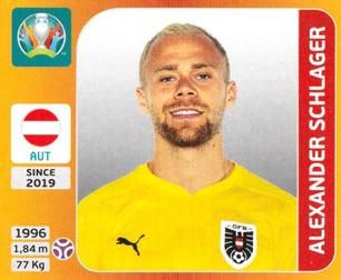2021 Panini UEFA Euro 2020 Tournament Edition #237 Alexander Schlager Front