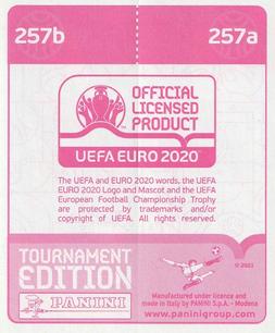 2021 Panini UEFA Euro 2020 Tournament Edition #257 Aleksandar Dragovic / Martin Hinteregger Back