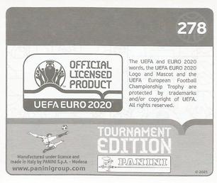 2021 Panini UEFA Euro 2020 Tournament Edition #278 Joël Veltman Back