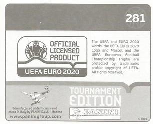 2021 Panini UEFA Euro 2020 Tournament Edition #281 Marten de Roon Back