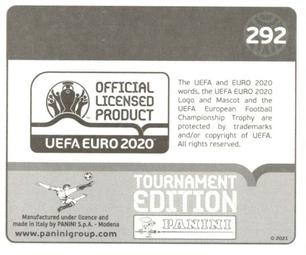 2021 Panini UEFA Euro 2020 Tournament Edition #292 Egzon Bejtulai Back