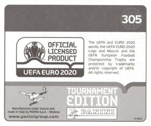 2021 Panini UEFA Euro 2020 Tournament Edition #305 Ilija Nestorovski Back