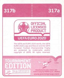 2021 Panini UEFA Euro 2020 Tournament Edition #317 Mykola Matviyenko / Eduard Sobol Back