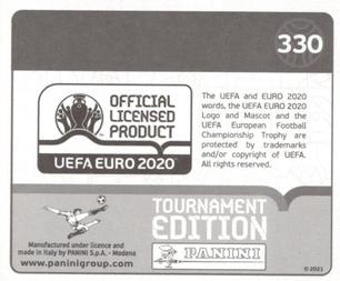 2021 Panini UEFA Euro 2020 Tournament Edition #330 Illya Zabarnyi Back