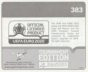 2021 Panini UEFA Euro 2020 Tournament Edition #383 Jan Bořil Back