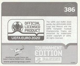 2021 Panini UEFA Euro 2020 Tournament Edition #386 Vladimir Coufal Back