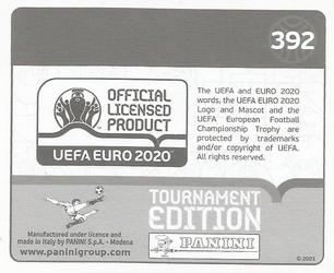 2021 Panini UEFA Euro 2020 Tournament Edition #392 Jakub Jankto Back