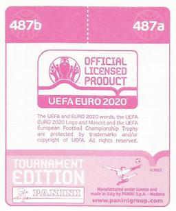2021 Panini UEFA Euro 2020 Tournament Edition #487 Ľubomír Šatka / Milan Škriniar Back