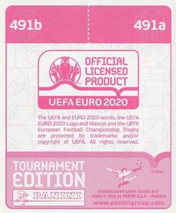 2021 Panini UEFA Euro 2020 Tournament Edition #491 Albert Rusnák / Róbert Boženík Back