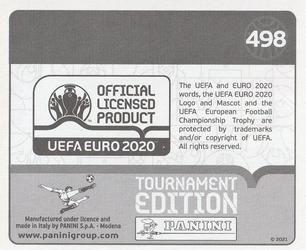 2021 Panini UEFA Euro 2020 Tournament Edition #498 Ľubomír Satka Back
