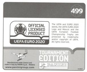 2021 Panini UEFA Euro 2020 Tournament Edition #499 Milan Skriniar Back