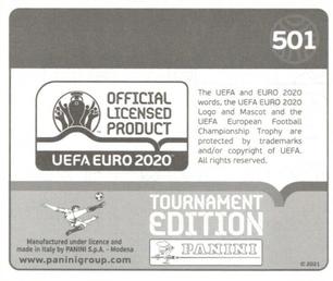 2021 Panini UEFA Euro 2020 Tournament Edition #501 Denis Vavro Back