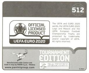 2021 Panini UEFA Euro 2020 Tournament Edition #512 Michal Ďuriš Back