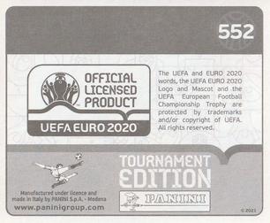 2021 Panini UEFA Euro 2020 Tournament Edition #552 Filip Helander Back
