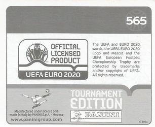 2021 Panini UEFA Euro 2020 Tournament Edition #565 Dejan Kulusevski Back