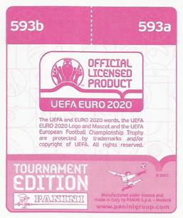 2021 Panini UEFA Euro 2020 Tournament Edition #593 Clément Lenglet / Benjamin Pavard Back