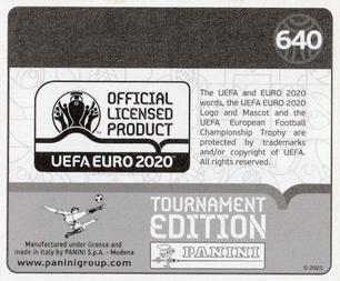 2021 Panini UEFA Euro 2020 Tournament Edition #640 Dominik Szoboszlai Back